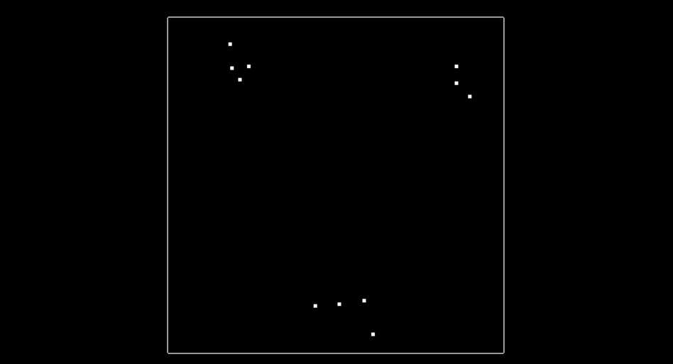 2D points to cluster